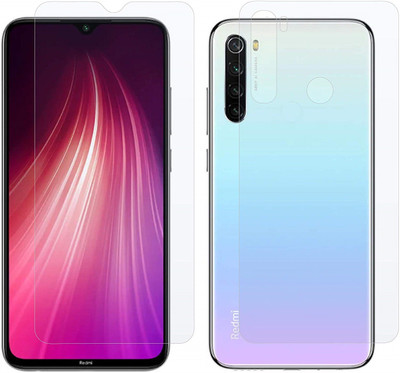ELEF Front and Back Tempered Glass for Xiaomi Redmi Note 8(Pack of 2)