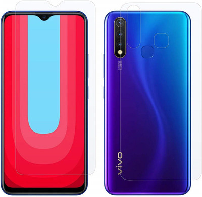 ELEF Front and Back Tempered Glass for Vivo Y19(Pack of 2)