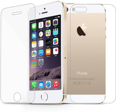 ELEF Front and Back Tempered Glass for Apple iPhone 5s(Pack of 2)