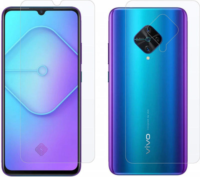 ELEF Front and Back Tempered Glass for Vivo S1 Pro(Pack of 2)