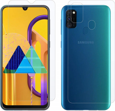 ELEF Front and Back Tempered Glass for Samsung Galaxy A21s(Pack of 2)