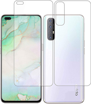 ELEF Front and Back Tempered Glass for Oppo Reno 3 Pro(Pack of 2)