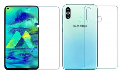 ELEF Front and Back Tempered Glass for Samsung Galaxy M40(Pack of 2)