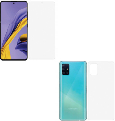 ELEF Front and Back Tempered Glass for Samsung Galaxy A51(Pack of 2)