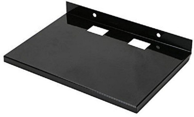 SVM Products Iron Wall Shelf(Number of Shelves - 1, Black)