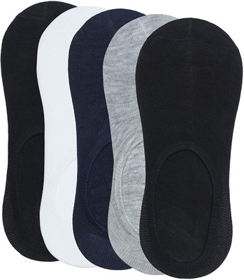 Duston Unisex Solid Peds/Footie/No-Show(Pack of 5)