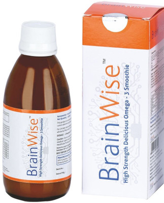 brainwise Omega-3 Brain Supplement | Vitamin D3 with EPA and DHA | Mango Flavor Smoothie(150 ml) brainwise Omega-3 Brain Supplement | Vitamin D3 with EPA and DHA | Mango Flavor Smoothie(150 ml)