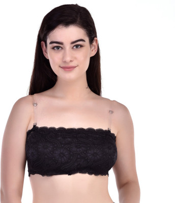 SD Fashions Women Bralette Lightly Padded Bra(Black)