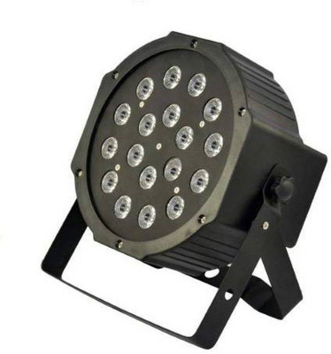 POWERLITE LED PAR Stage Lights 18 x 3W LED RGB Stage Lighting DMX-512 Stage Light for Disco Party DJ Club Single Disco Ball Single Disco Ball(Ball Diameter: 18 cm)