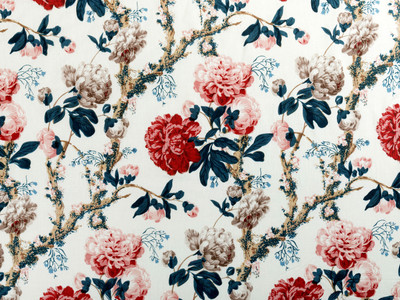 Ravaiyaa - Attitude Is Everything Pure Cotton Floral Print Multi-purpose Fabric