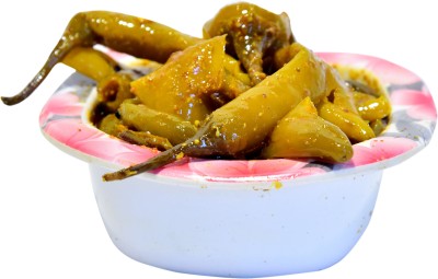 Rajasthani Swaad Hari Mirchi Achar Homemade Masala Stuffed Green Chilli Pickle (In Oil) Green Chilli Pickle(500 g)