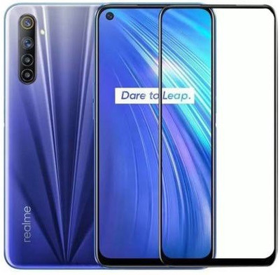 LIKEDESIGN Edge To Edge Tempered Glass for Realme 6(Pack of 1)