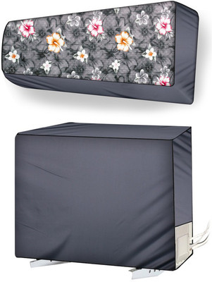 Stylista Air Conditioner  Cover(Width: 111.76 cm, Grey)