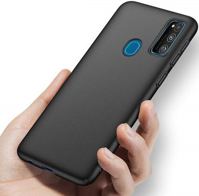 Phone Back Cover Pouch for Samsung Galaxy M21(Black, Grip Case, Pack of: 1)