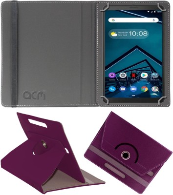ACM Flip Cover for Lenovo Tab V7 6.9 inch(Purple, Cases with Holder, Pack of: 1)