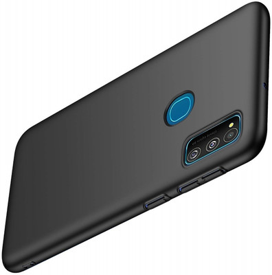 Phone Back Cover Pouch for Samsung Galaxy M21(Black, Grip Case, Pack of: 1)