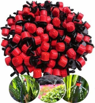 Vasudha Irrigation ADJUSTABLE DRIPPER RED COLOUR 0 TO 70 LPH FLOW 200 PIC Drip Irrigation Kit