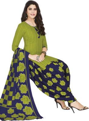 SHREE JEENMATA COLLECTION Cotton Printed Salwar Suit Material
