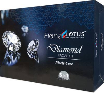 Fiona Lotus Diamond Facial Kit, Lotus Beauty Parlour Facial Kit For Women &amp; Men All Type Skin Solution  (250 g)