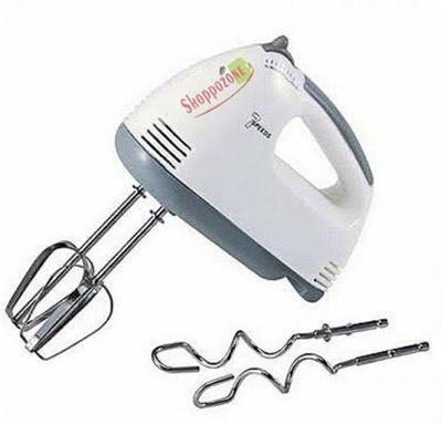 DnDark 180 W White Hand Blender(Electric Handheld 7 Speed Fit Double Eggs Mixer Batter Beater Cake Baking Tools (White))