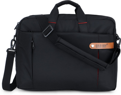 GOLD SKY Men Black Messenger Bag