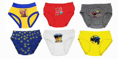 Yuneek Brief For Boys(Multicolor Pack of 6)