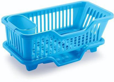 Somkala Utensil Kitchen Rack Plastic Mini Durable Sink Plastic Dish Rack Utensil Drainer