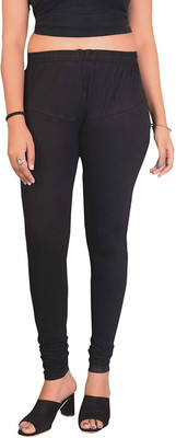 discount go colors stretch churidar leggings mustard | WAKANDA Churidar Western Wear Legging(Black, Solid)