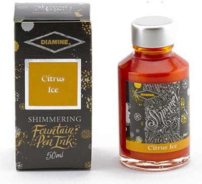 DIAMINE CITRUS ICE SHIMMER 50 ML Ink Bottle(Ink Color - Yellow)