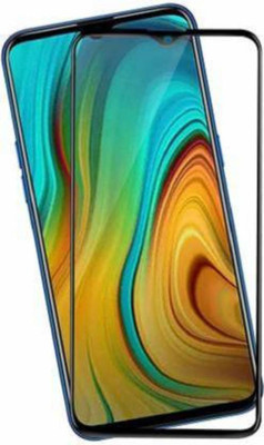 MAHTO Edge To Edge Tempered Glass for Realme C11(Pack of 1)