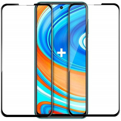 Bodoma Edge To Edge Tempered Glass for Xiaomi Poco M2 pro(Pack of 2)