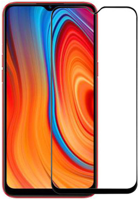 KARTRAY Edge To Edge Tempered Glass for Realme C3(Pack of 1)