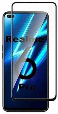 BRENZZ Edge To Edge Tempered Glass for Realme 6 Pro(Pack of 1)