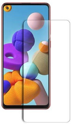 DSCASE Tempered Glass Guard for Samsung Galaxy A21s(Pack of 1)