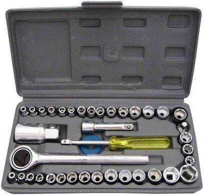 stockzone 40 in 1 Pcs Wrench Tool Kit & Screwdriver and Socket Set Automobile Motorcycle Tool Box Set Socket Wrench Sleeve Suit Hardware Auto Car Repair Tools Socket Wrenches Socket Set (Pack of 1) Socket Set(Pack of 40) stockzone 40 in 1 Pcs Wrench Tool Kit & Screwdriver and Socket Set Automobile Motorcycle Tool Box Set Socket Wrench Sleeve Suit Hardware Auto Car Repair Tools Socket Wrenches Socket Set (Pack of 1) Socket Set(Pack of 40)