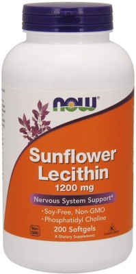 Now Foods Sunflower Lecithin 1200mg(200 No)