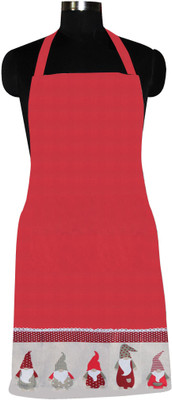AIRWILL Cotton Chef's Apron - Free Size(Maroon, Single Piece)