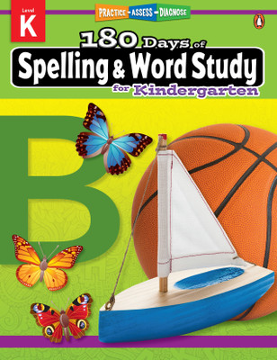 180 Days of Spelling & Word Study for Kindergarten(Paperback, Penguin Asia Library)