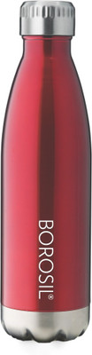 BOROSIL 750 ml Steel Bottle(Pack of 1, Red)