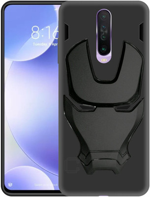 CASE CREATION Back Cover for Xiaomi Poco X2(Black, 3D Case, Silicon, Pack of: 1)