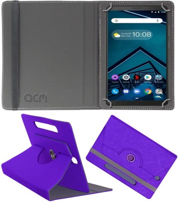 ACM Flip Cover for Lenovo Tab V7 6.9 inch(Purple, Cases with Holder, Pack of: 1)