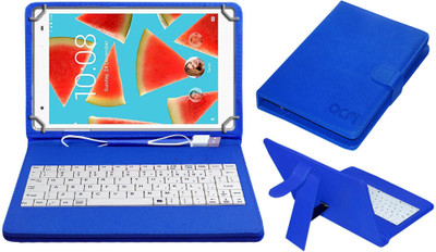 ACM Keyboard Case for Lenovo Tab4 8 Plus Tb-8704X(Blue, Cases with Holder, Pack of: 1)