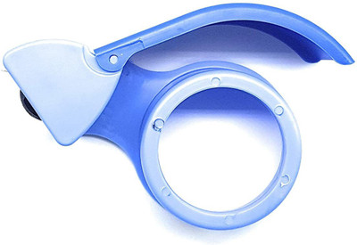 Varni Creation Single Sided Handheld Dispenser Tape Dispenser (Manual)(Set of 1, Blue)