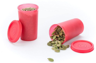 Signoraware Plastic Grocery Container  - 280 ml(Pack of 2, Pink)