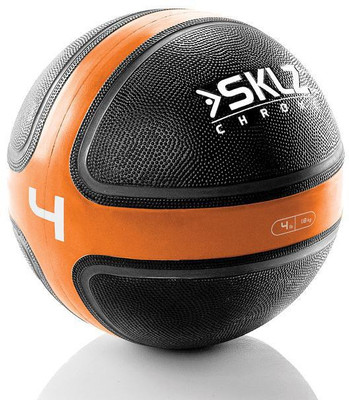 SKLZ Medicine Medicine Ball(Weight: 1.814 Kg, Black, Orange)