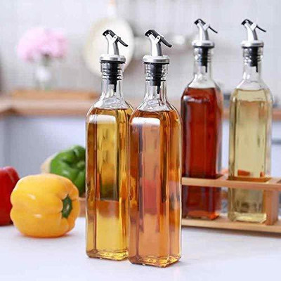 KRU MIR 1000 ml Cooking Oil Dispenser Set(Pack of 2)