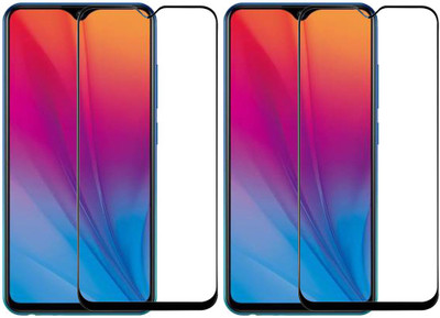 KARTRAY Edge To Edge Tempered Glass for Vivo Y91i(Pack of 2)