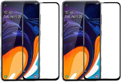 KARTRAY Edge To Edge Tempered Glass for Samsung Galaxy A60(Pack of 2)