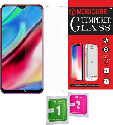 MOBICUBE Edge To Edge Tempered Glass for Samsung Galaxy M10(Pack of 1)