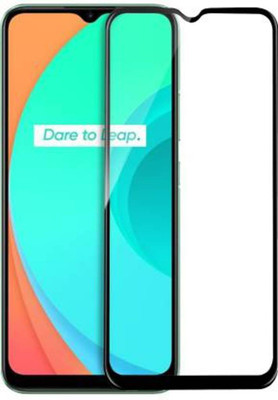 EASYBIZZ Edge To Edge Tempered Glass for Realme C11(Pack of 1)